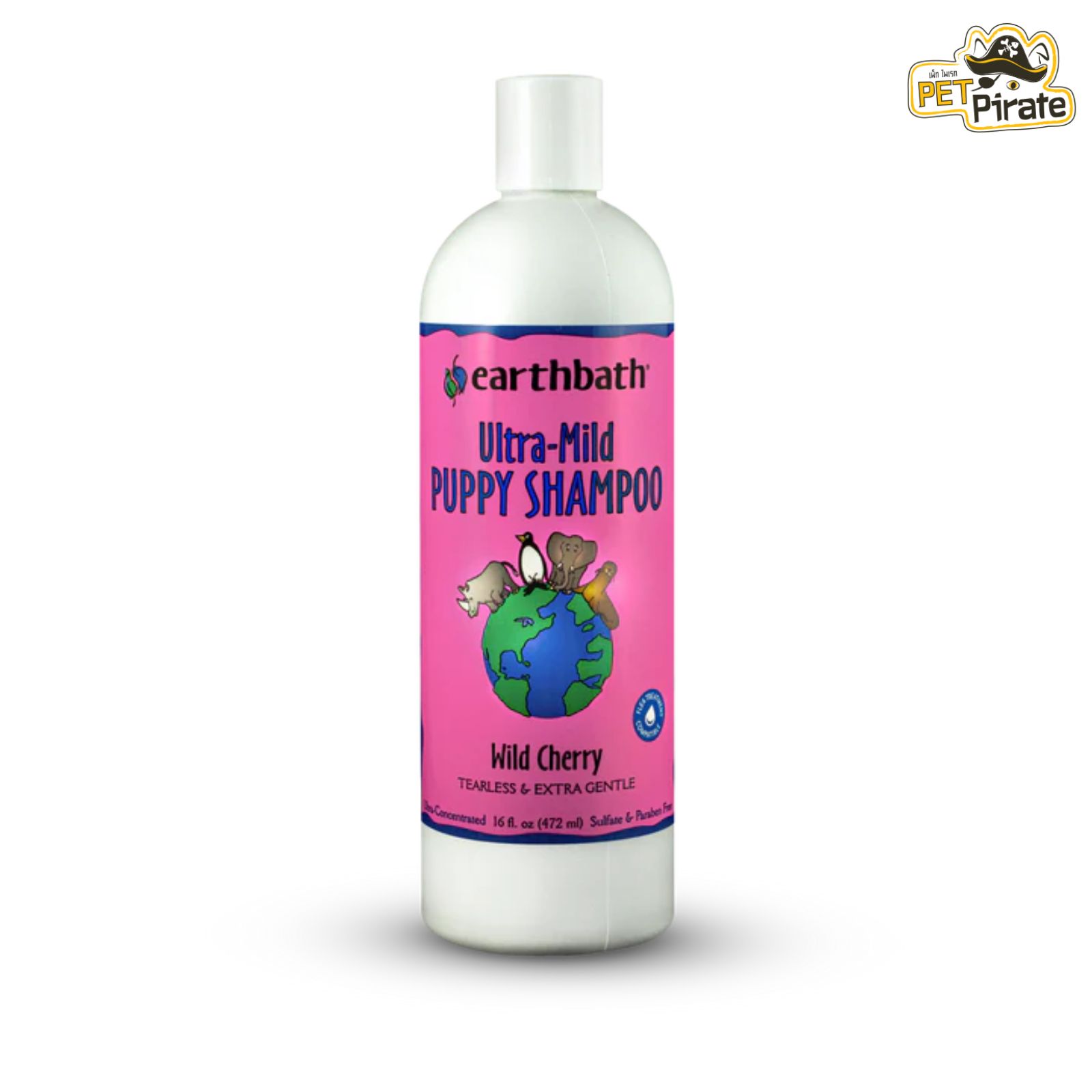 Earthbath แชมพูสำหรับสุนัขและแมว แชมพูออร์แกนิค ส่วนผสมจากธรรมชาติแท้ อ่อนโยนต่อผิวหนัง ขนาด 472 มล.