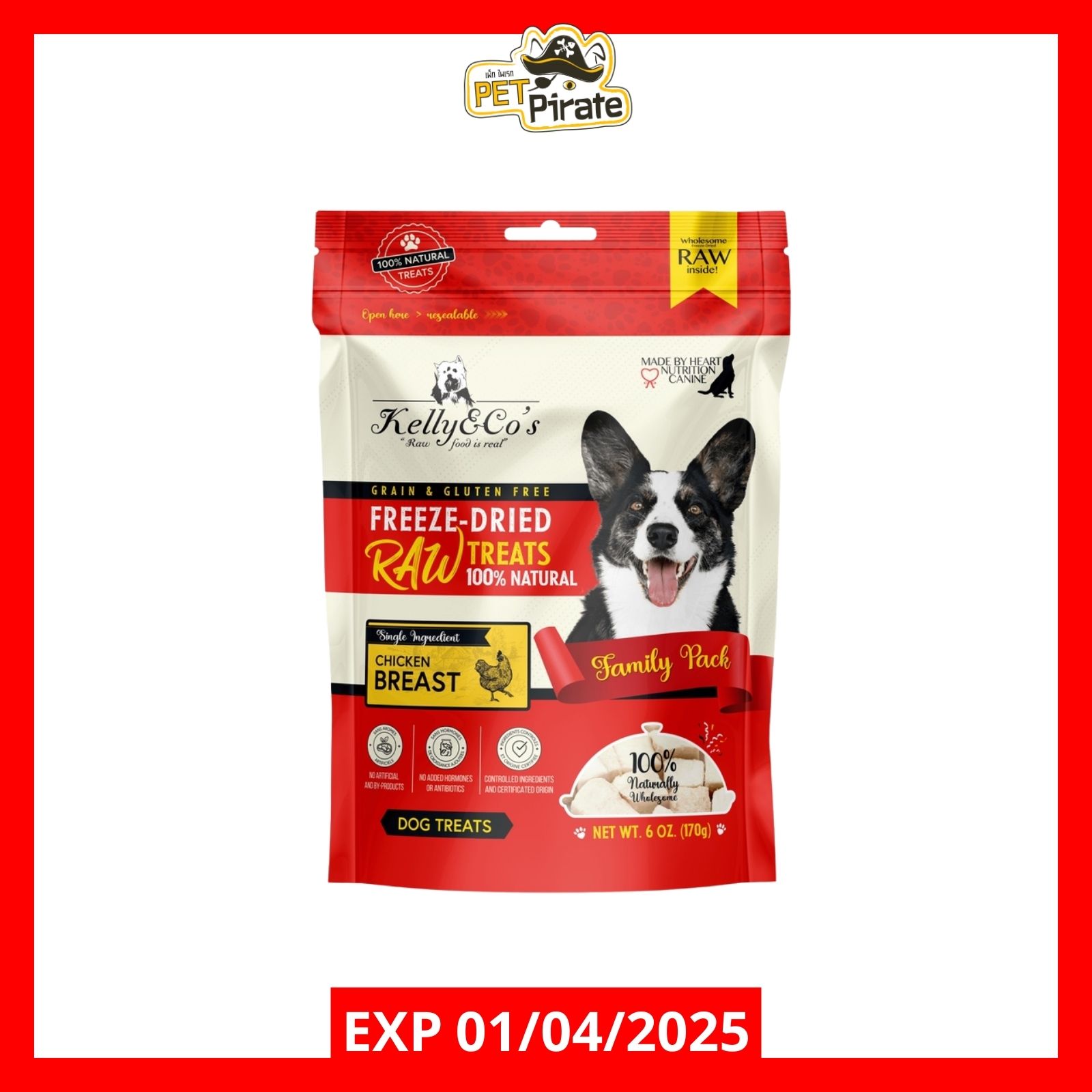 Kelly & Co’s Freeze Dried ขนมสุนัขฟรีซดราย มีคุณค่าทางโภชนาการสูง เสริมด้วยวิตามินและแร่ธาตุครบ
